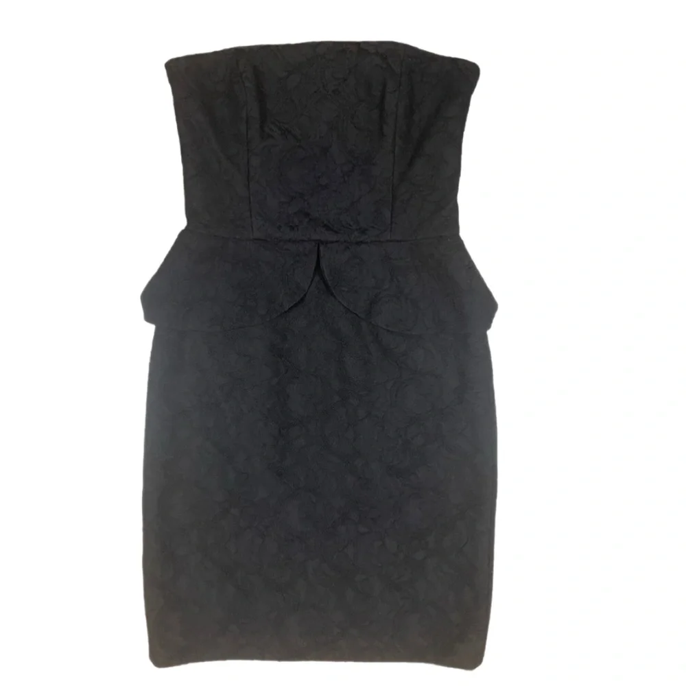 strapless dress white house black market Bow White House Black Market -